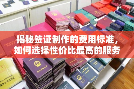 滕州揭秘签证制作的费用标准，如何选择性价比最高的服务？