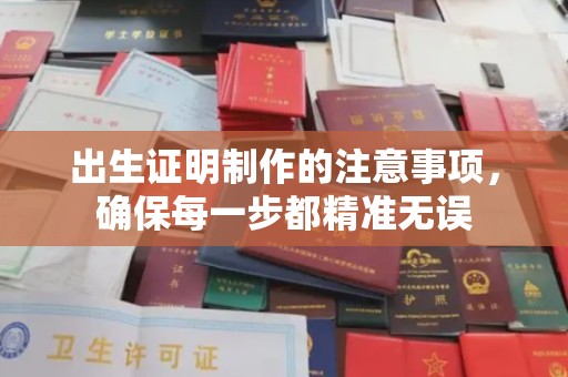 滕州出生证明制作的注意事项，确保每一步都精准无误